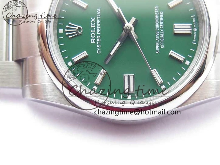MiroTime 0209 Snug Oyster Perpetual 36mm 126000 BP Best Edition Green Dial on SS Bracelet 2648